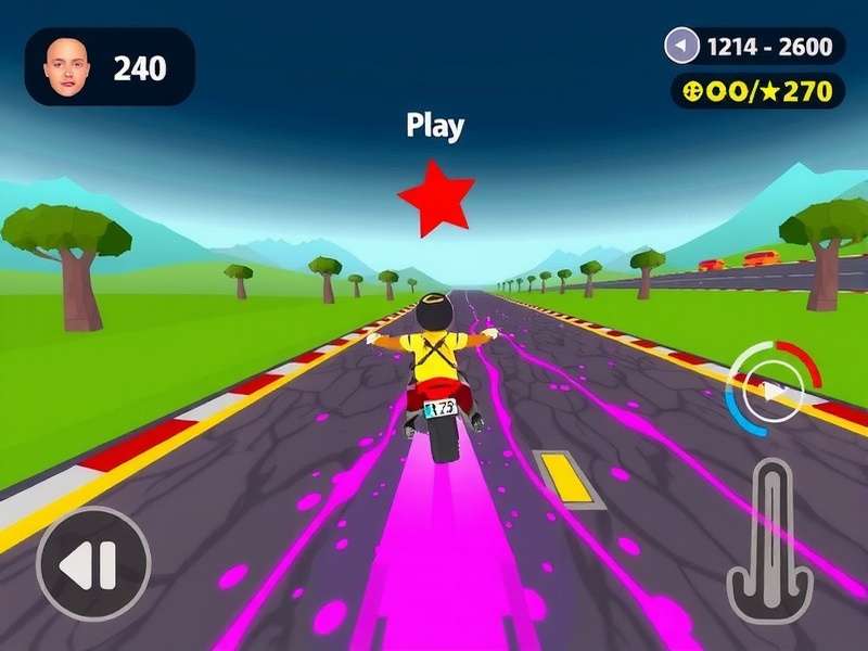 Holi Racer Deluxe Gameplay Screenshot
